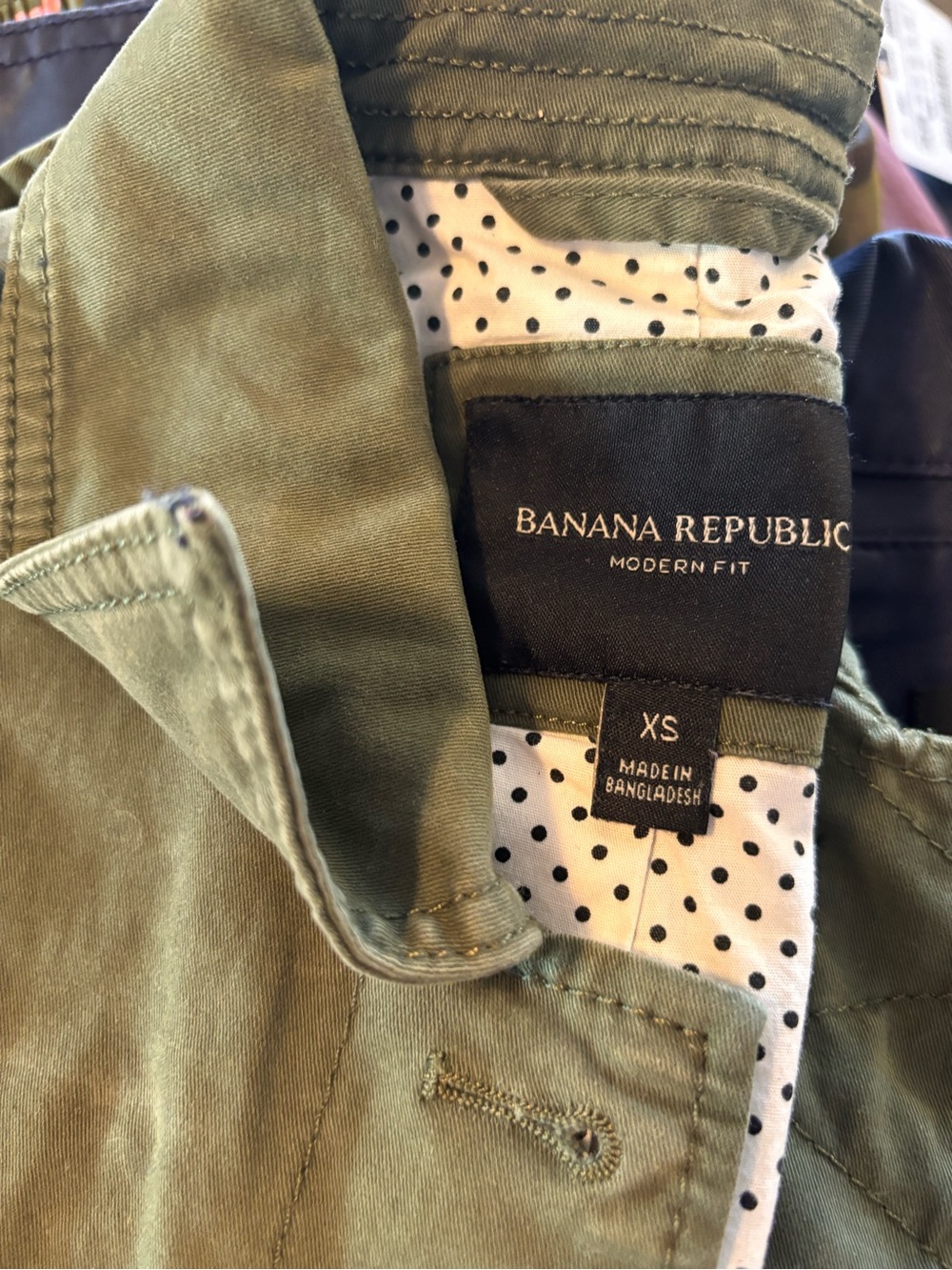 Banana Republic green utility jacket size XS - Picture 4 of 5